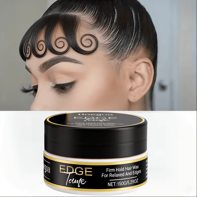Elegant hairstyle achieved using Orange Essence Hair Styling Cream 150ml, illustrating its effectiveness for relaxed and elegant looks.