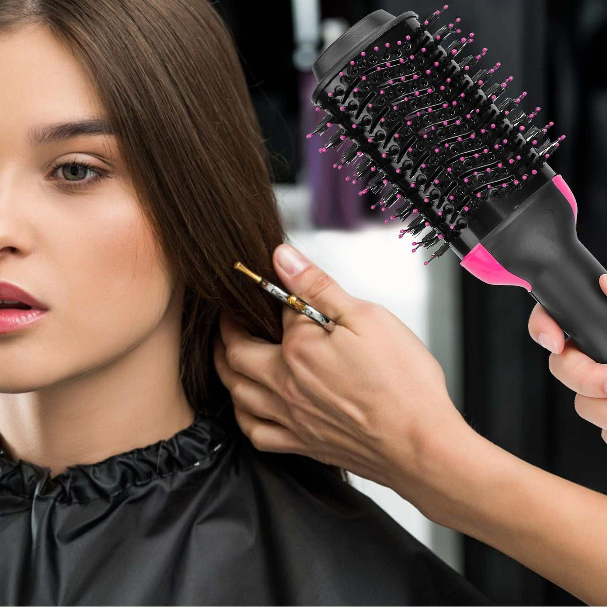 4-in-1 multi-function hot hair brush and dryer