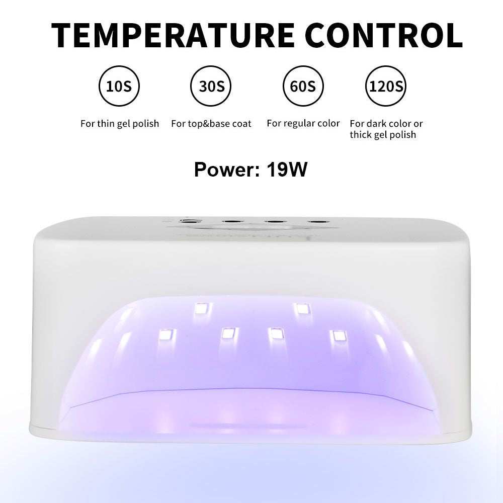 Cordless rechargeable UV LED nail lamp with automatic sensing 30 LEDs for gel polish curing