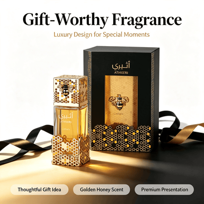 Unisex Eau de Parfum 100ml, Luxurious Honey Bee Carved Bottle designed for gifting on special occasions.