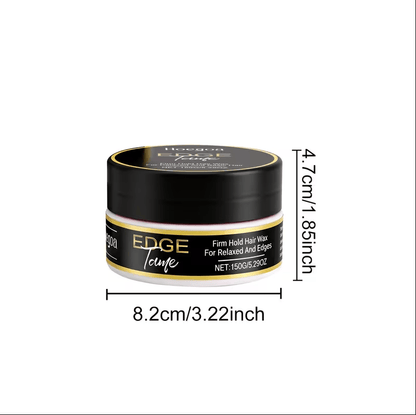 Size and dimensions of the Orange Essence Hair Styling Cream 150ml packaging, perfect for on-the-go styling needs.