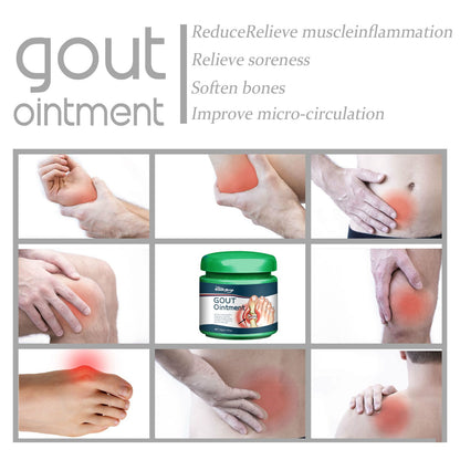 Collage demonstrating the benefits of South Moon Joint and Muscle Soreness Cream for reducing soreness and improving circulation.
