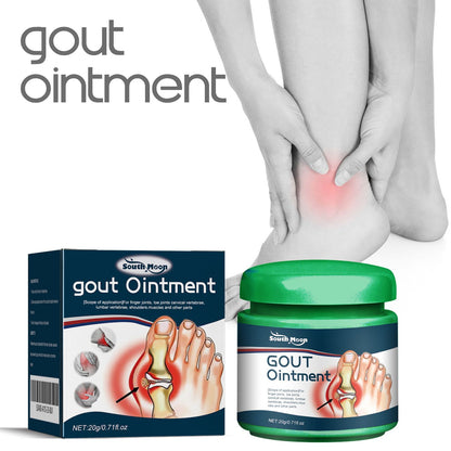 South Moon Joint and Muscle Soreness Cream shown with hands applying the cream to sore feet for pain relief.