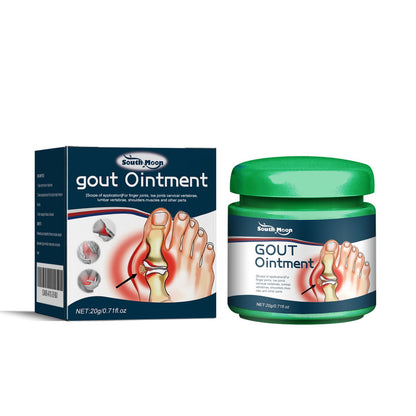 South Moon Natural Joint and Muscle Soreness Cream packaging featuring gout ointment for effective relief.