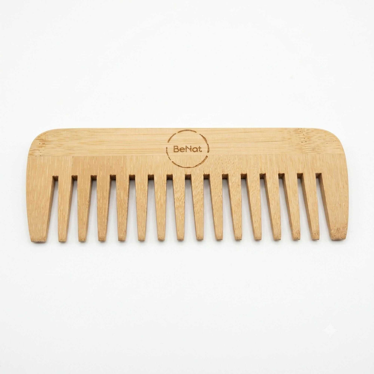 Eco-friendly handmade bamboo hair and beard comb for natural styling