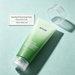 Gentle Daily Facial Cleanser in a green gradient plastic tube with flip-top cap, featuring white text and transparent cap cover.