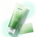 Gentle Daily Facial Cleanser in a gradient green tube with white flip-top cap and matching green informational card