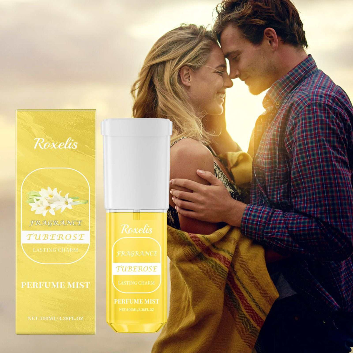 Jasmine Bliss light and fresh floral woody perfume spray bottle