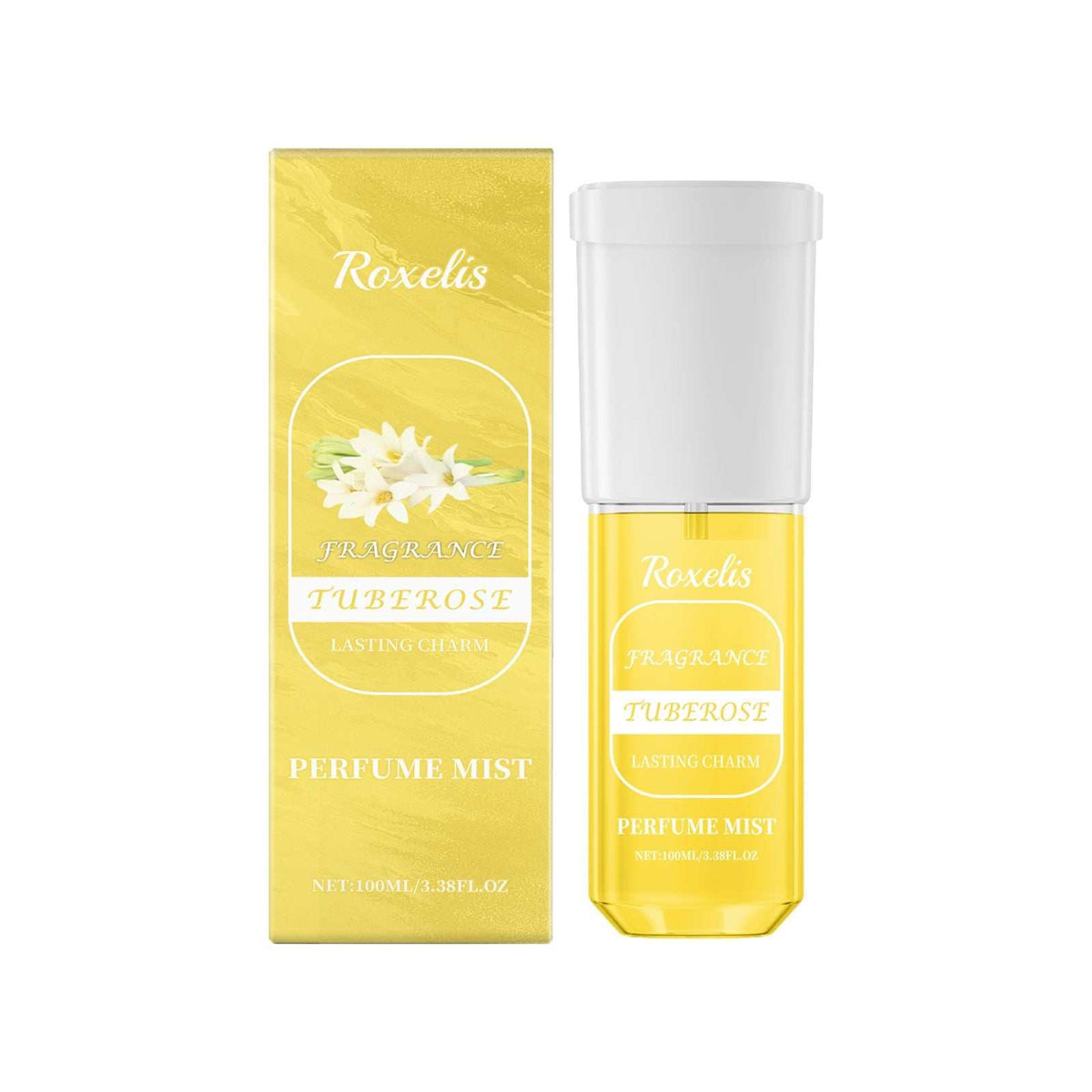 Jasmine Bliss light fresh floral perfume spray bottle