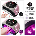 LIMEGIRL UV LED Nail Lamp professional gel polish dryer with automatic sensor and timers