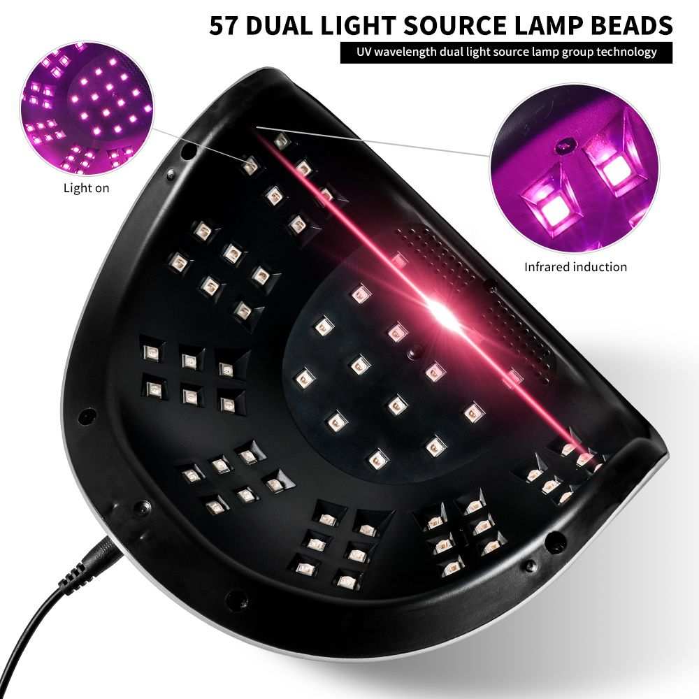 LIMEGIRL UV LED Nail Lamp professional gel polish dryer with automatic sensor