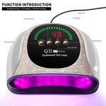 LIMEGIRL UV LED Nail Lamp professional gel polish dryer with automatic sensor and 4 timers