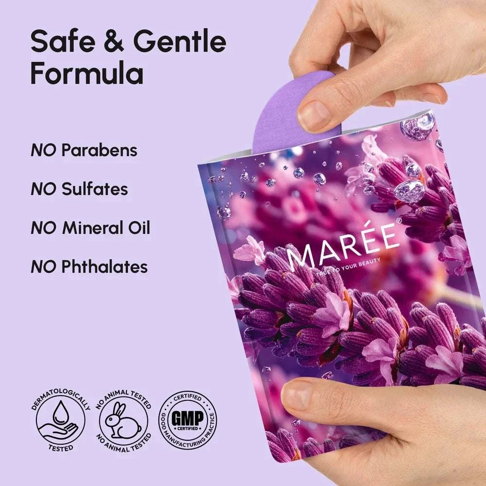 Marée forehead wrinkle patches hydrogel anti-aging treatment