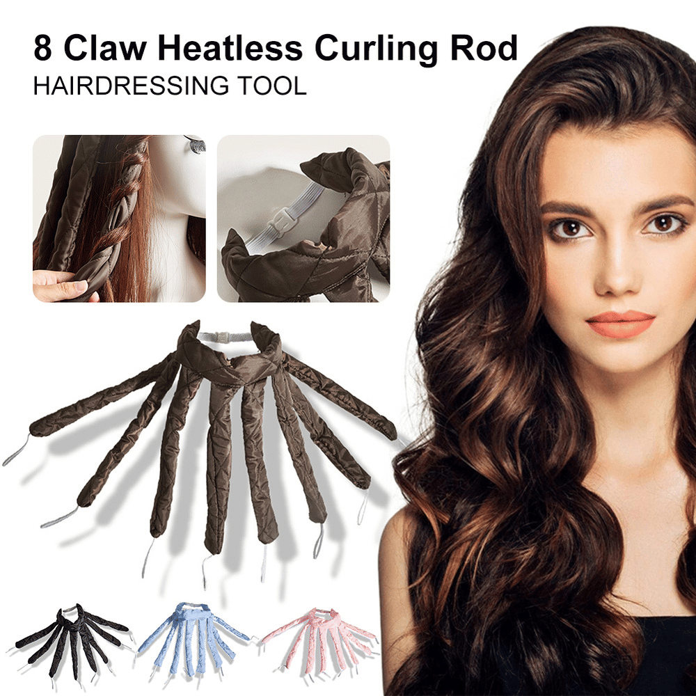 No heat soft octopus hair curler foam roller for overnight curls