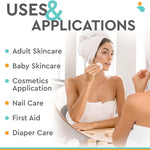 NOLEO reusable makeup remover pads made of 100% organic cotton with travel-friendly storage bag for gentle, washable skincare use