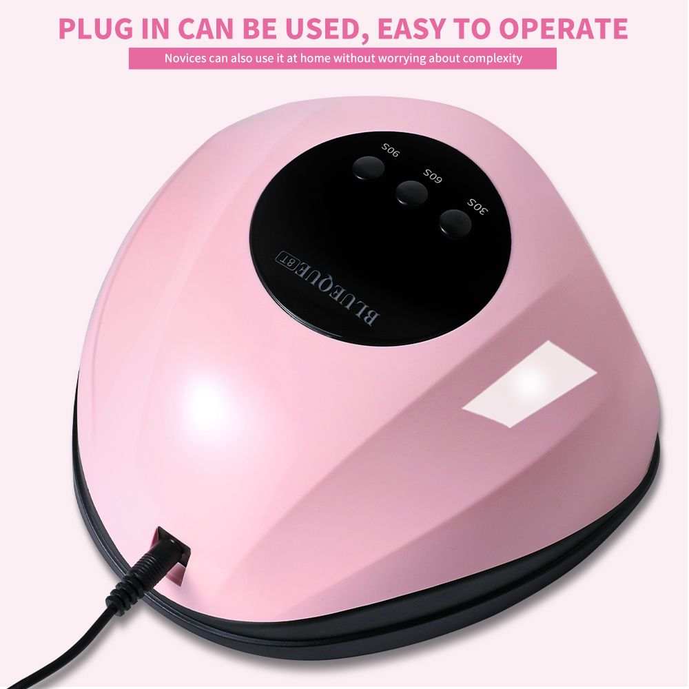 Professional 24 LED UV nail lamp with automatic sensor and 3 timers for fast gel polish drying