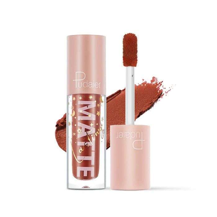 PUDAIER Luxe Air Matte liquid lipstick soft powder color 06