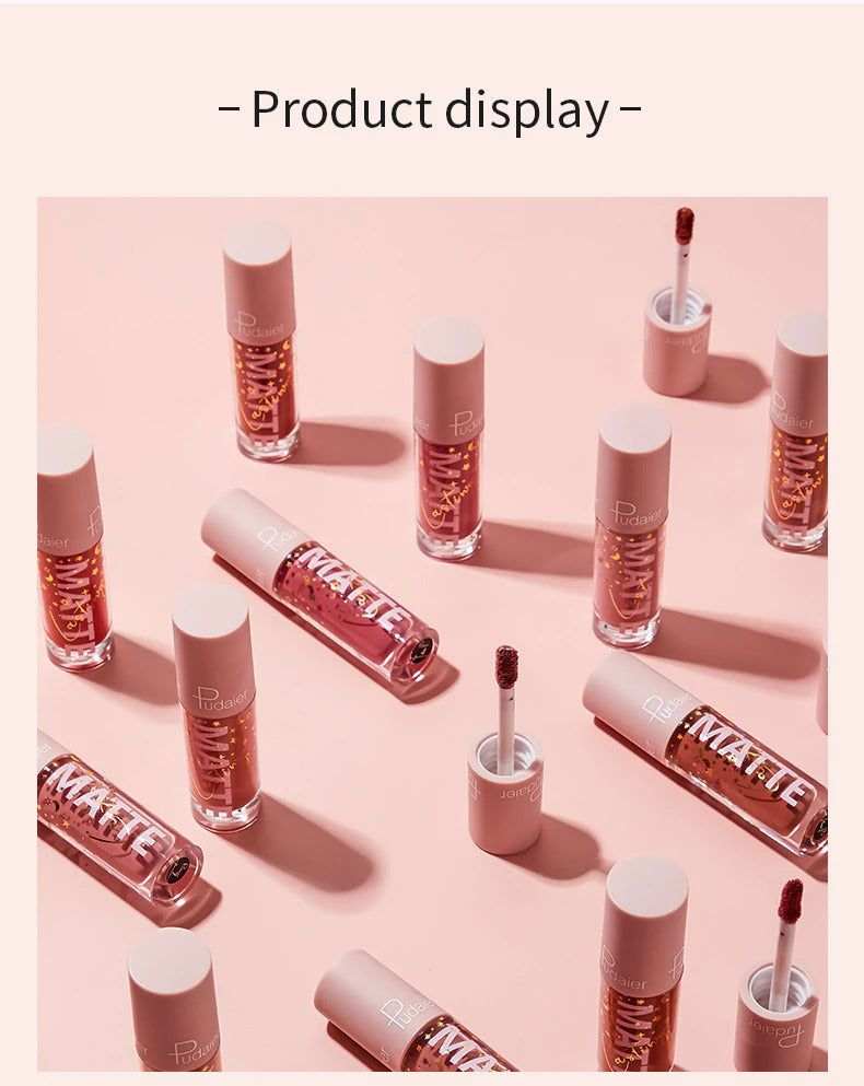 PUDAIER Luxe Air Matte Liquid Lipstick Soft Powder Color 06