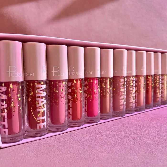 PUDAIER Luxe Air Matte liquid lipstick soft powder color 06