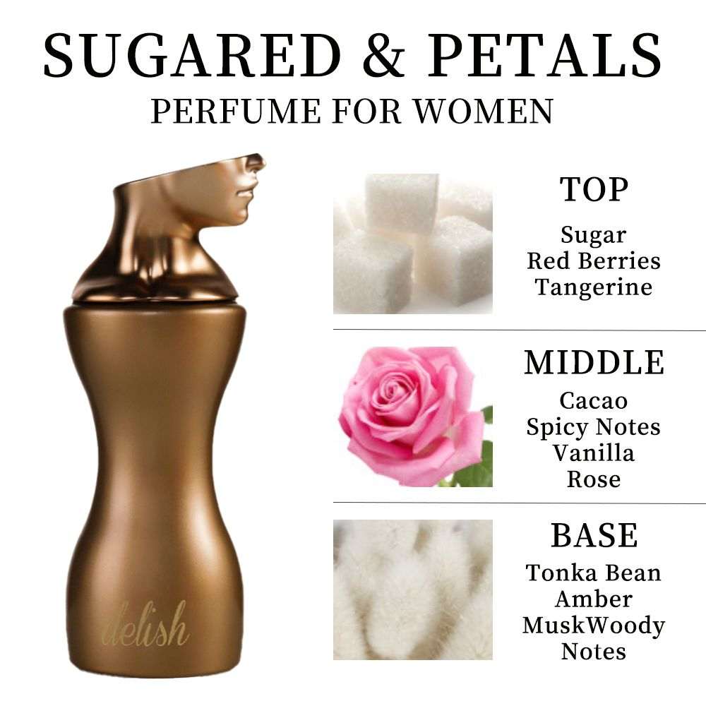 3.4 oz Sugar Red Berry Eau De Toilette spray bottle for women