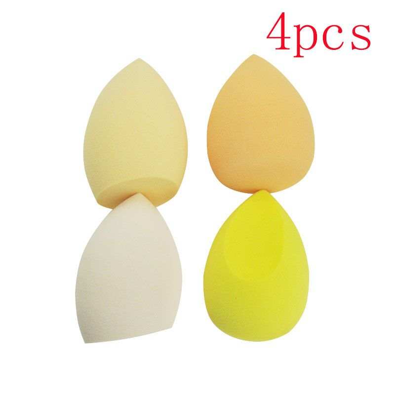 Versatile makeup sponge set with storage case for dry and wet foundation application