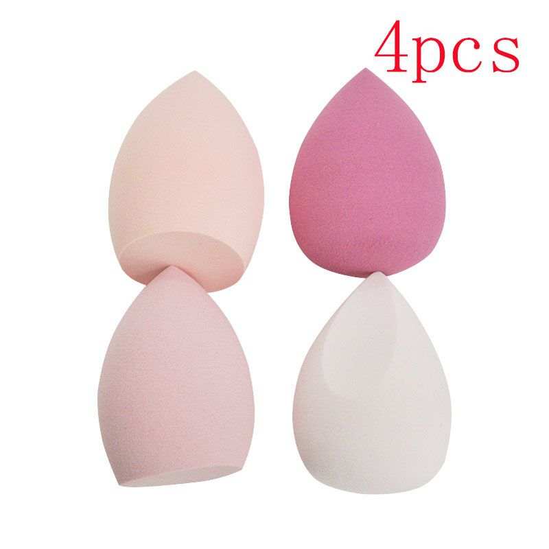 Versatile makeup sponge set with storage case for foundation and blush