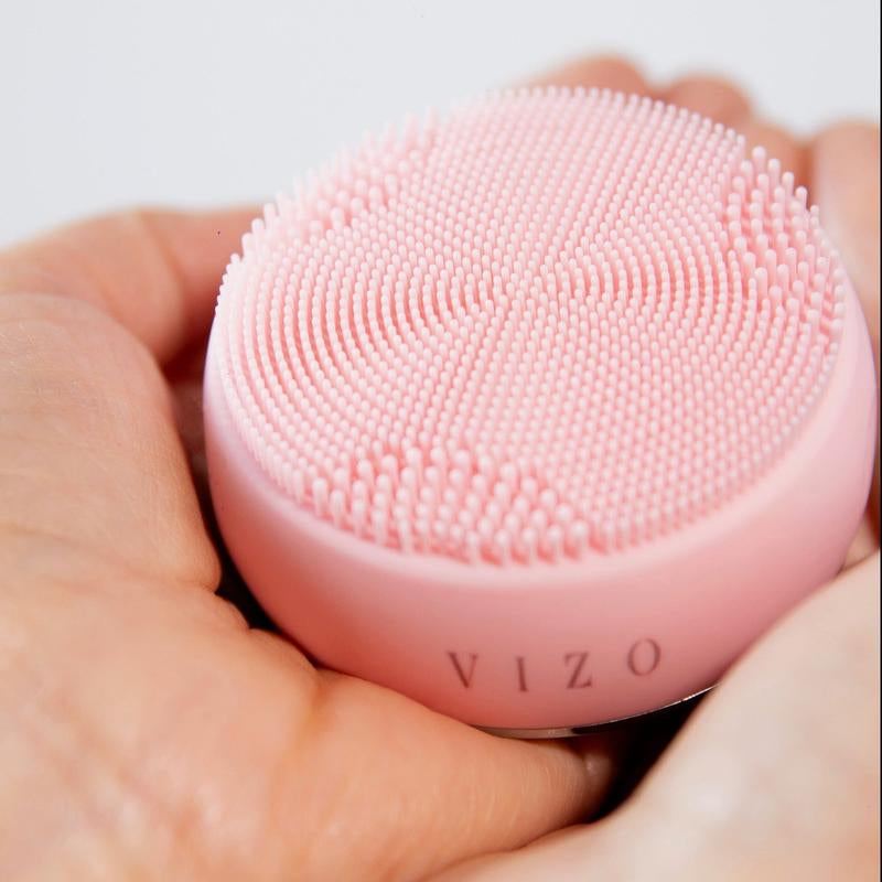 VIZO 4-in-1 skin rejuvenation device with red and blue light therapy EMS and cleansing