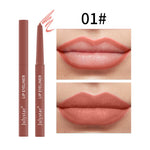 Waterproof Lipstick Lips soft matte pink lip liner pencil with precise application and smooth finish on lips