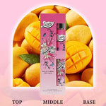 Women's Eau De Parfum travel set featuring six 1.18 oz bottles with long-lasting fragrance in elegant pink and floral packaging